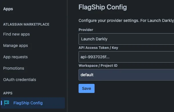 FlagShip Settings