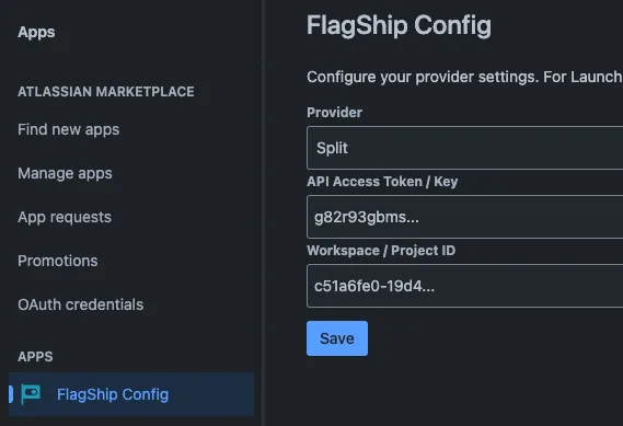 FlagShip Settings